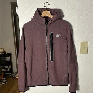 Nike Maroon Hoodie Jacket